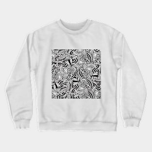 Floral abstract Crewneck Sweatshirt